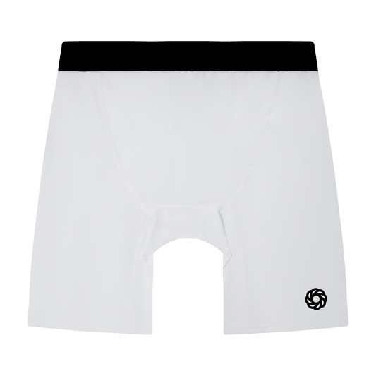 Core Compression Half-Tights | White/Black | Male
