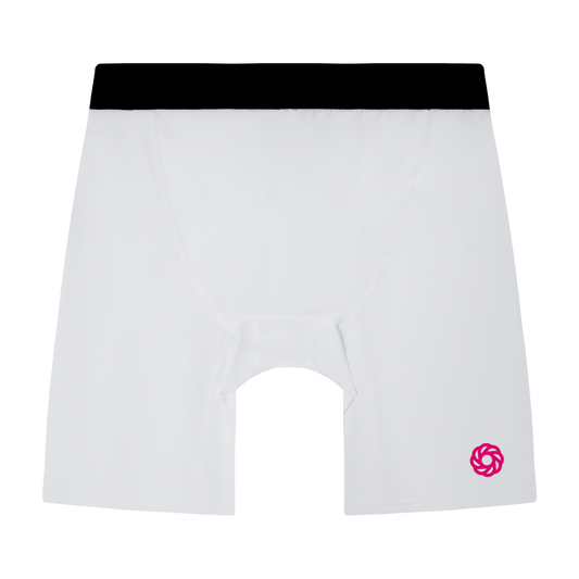 Core Compression Half-Tights | White/Pink | Male