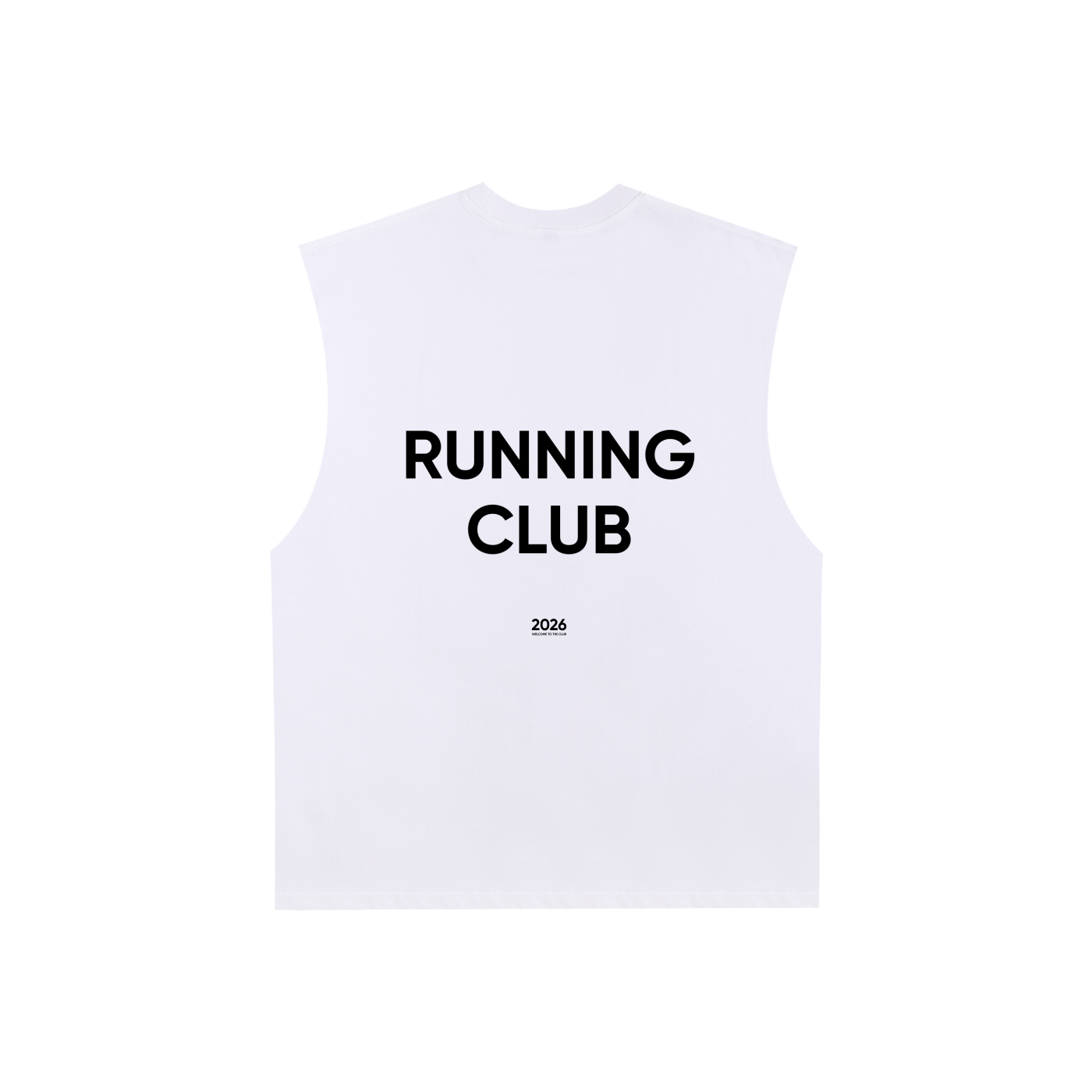 Club Tank | White/Black