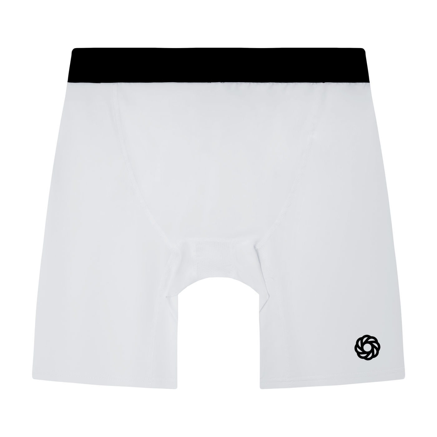 Core Compression Half-Tights | White/Black | Male
