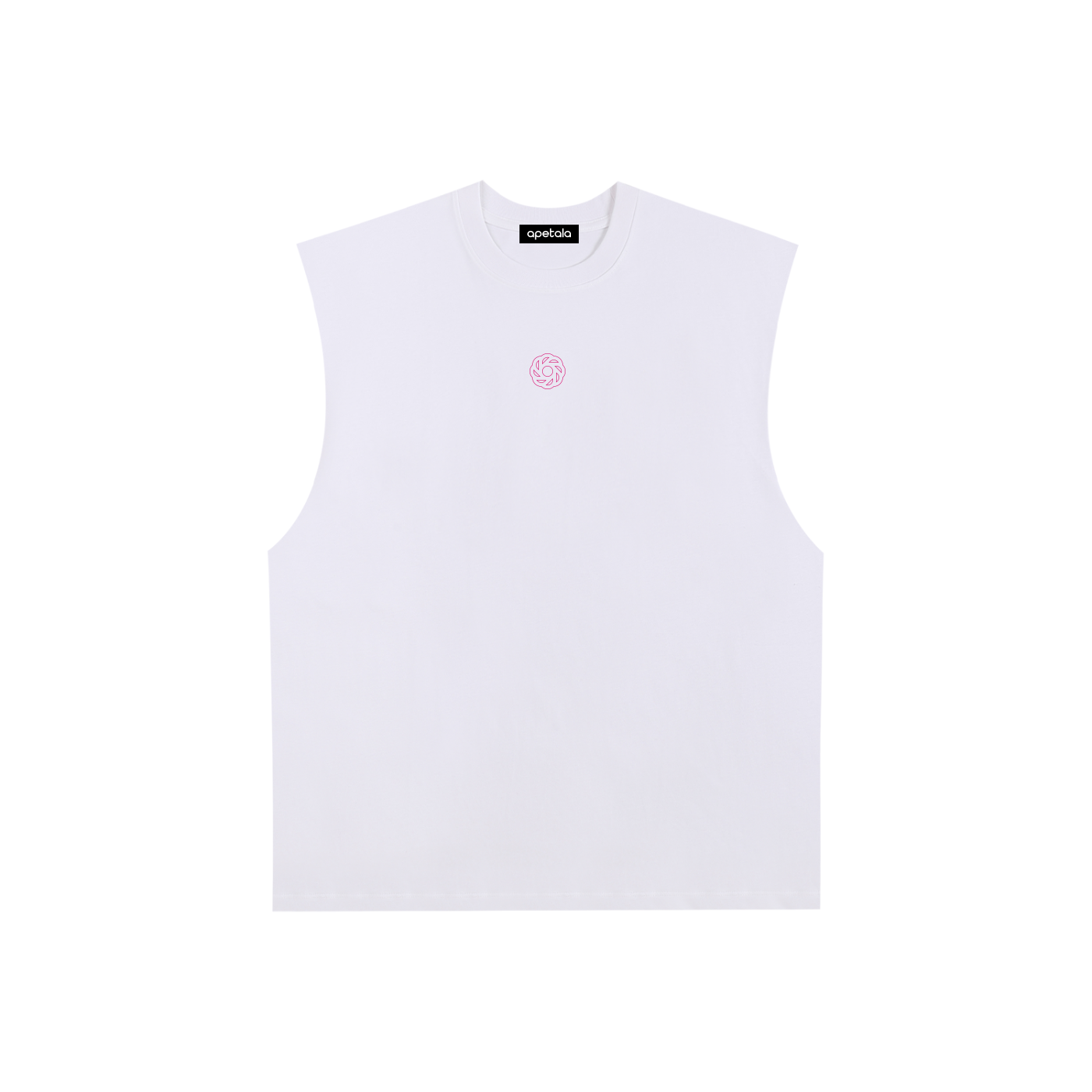 Club Tank | White/Pink