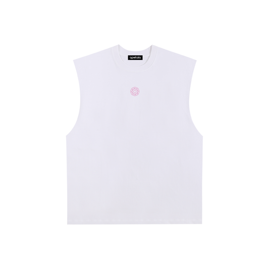Club Tank | White/Pink