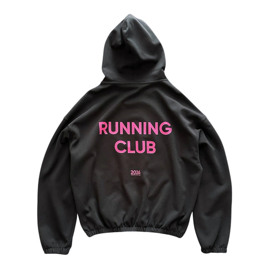 Club Hoodie | Black/Pink
