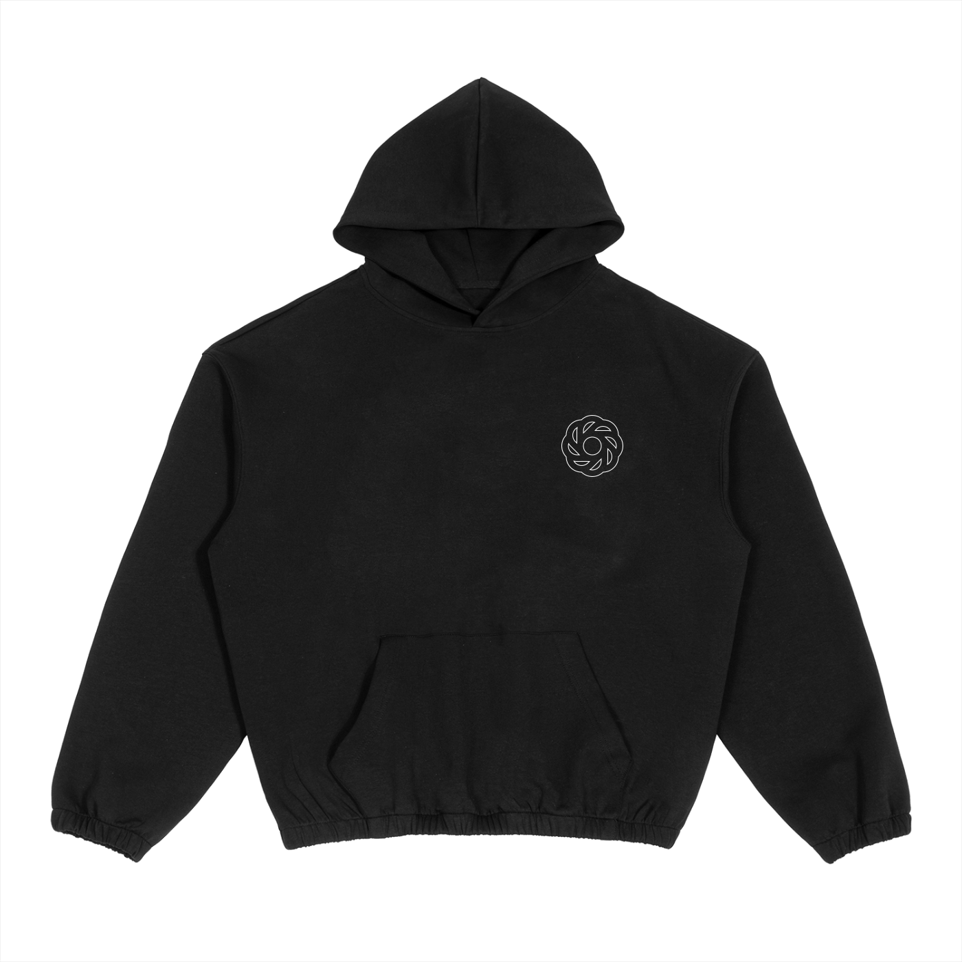 Club Hoodie | Black/White