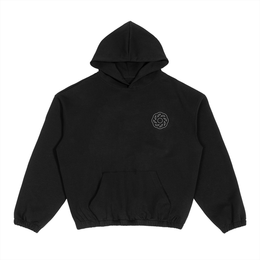 Club Hoodie | Black/White