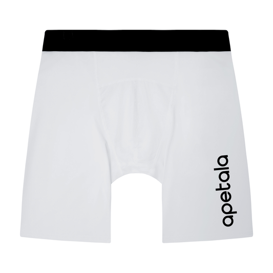 Core Compression Half-Tights | White/Black | Male